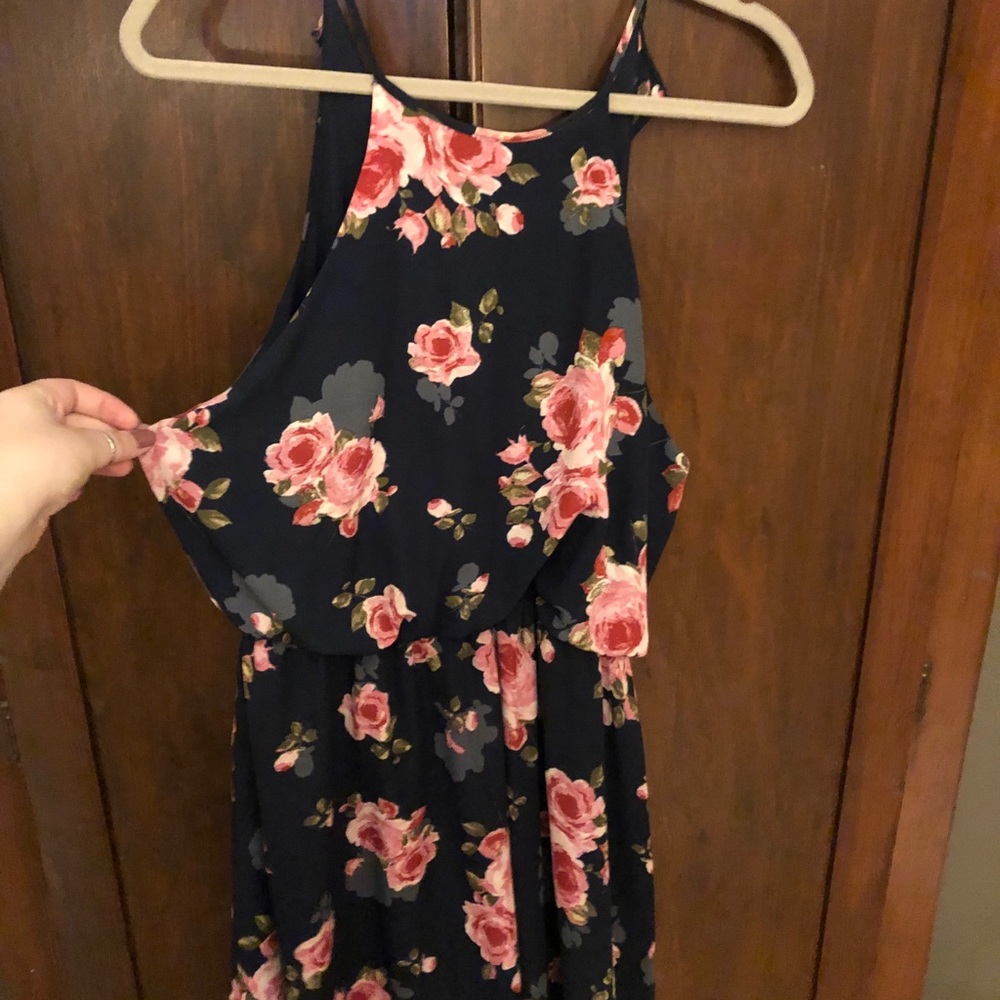 Floral Navy Dress